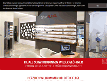 Tablet Screenshot of flegl.de
